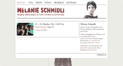 Desktop Screenshot of melanieschmidli.com